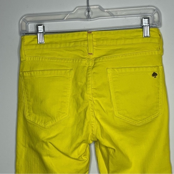 KATE Spade Broome Street Play Hooky Cropped Jeans Neon Maximalist Statement Pant - Picture 4 of 8
